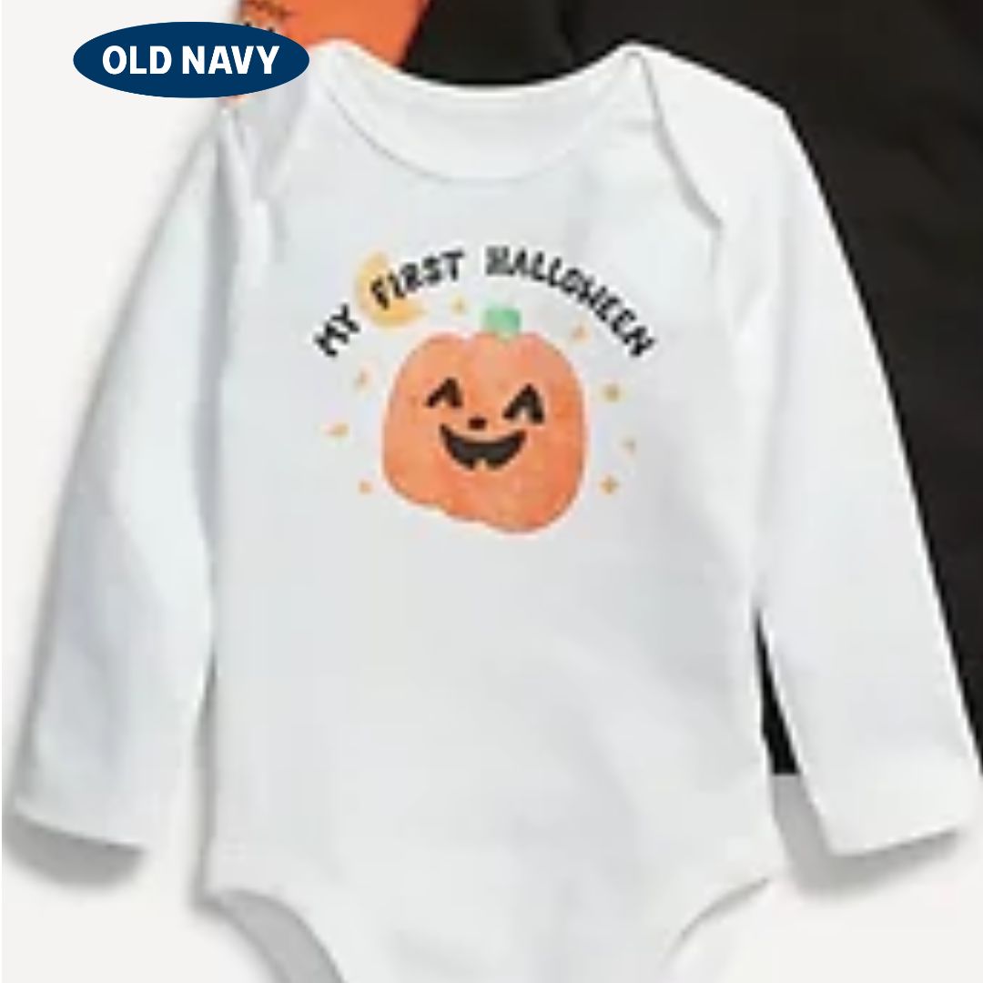 Pack Old Navy de 3 Bodys de Halloween.