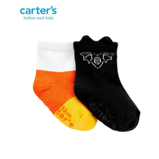 Calcetines Pack 2 Pares Halloween Unisex Bebé Carter's.